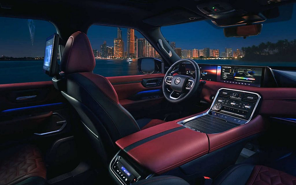 Interior of Nissan Patrol 2025