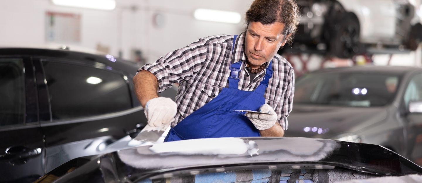 Different types of auto body fillers