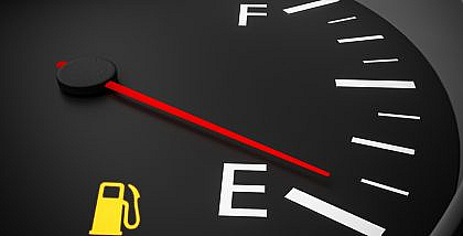 علامة نفاد الوقود