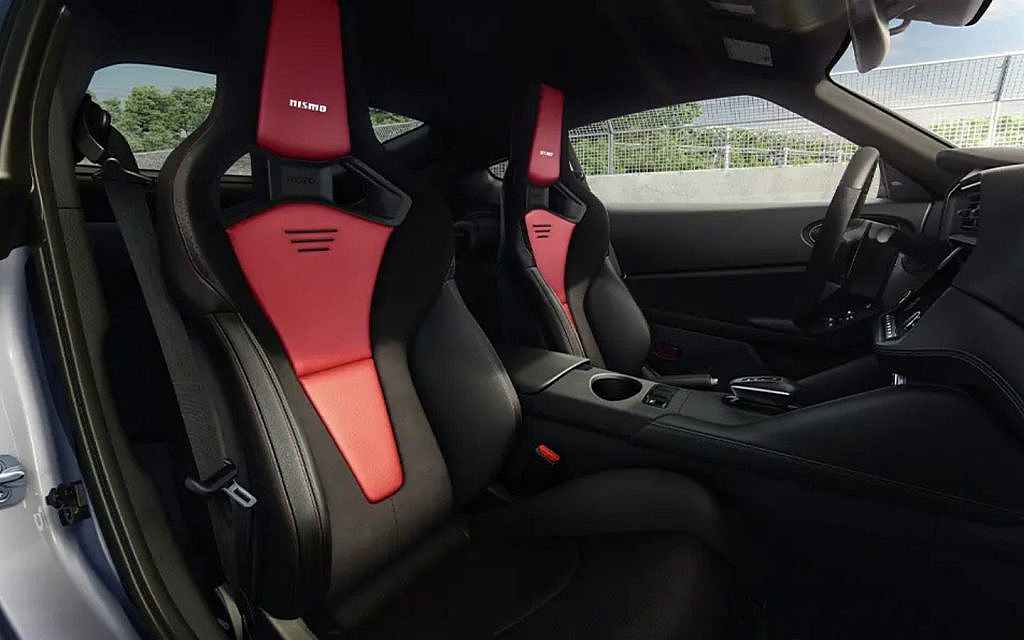Interior of a latest Nissan Z NISMO in the UAE