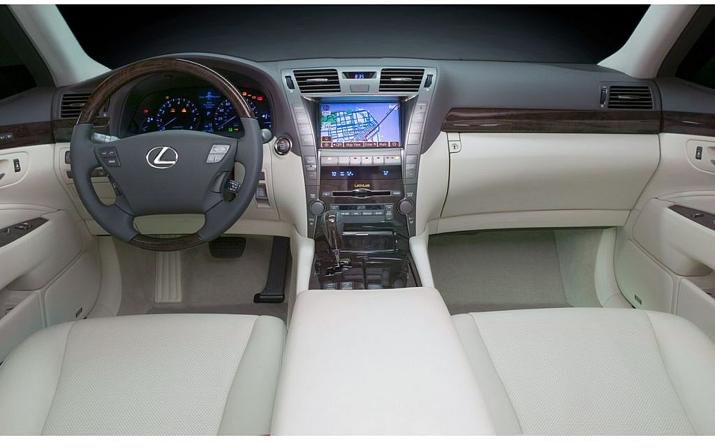 vehicle interior technology Lexus LS Series 2007