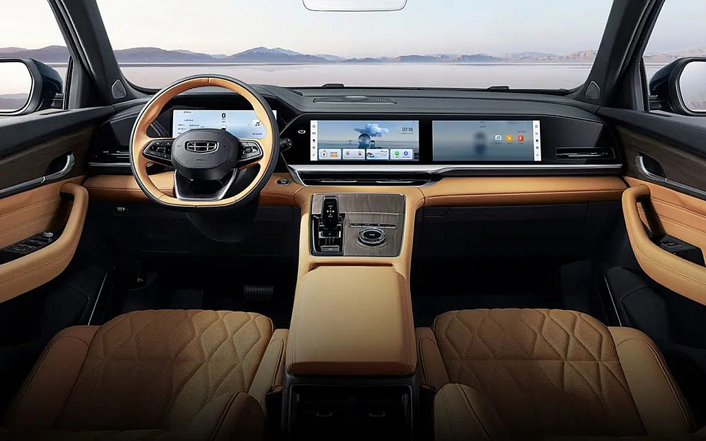 Interior of 2026 Geely Monjaro