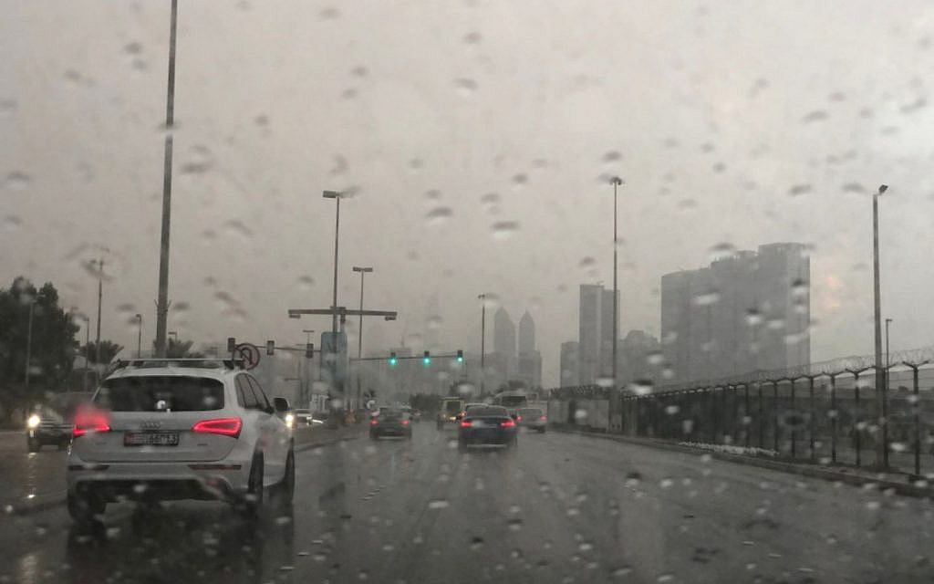 what to check after driving in rain in the UAE