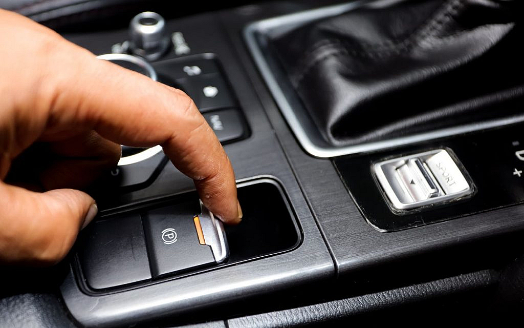 Modern cars use electronic parking brakes for controlled slowing.