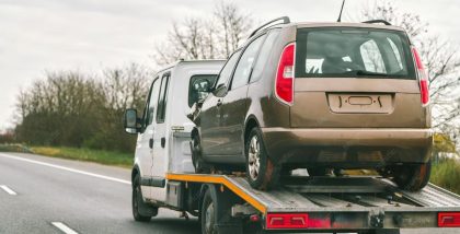 car impounded in Abu Dhabi