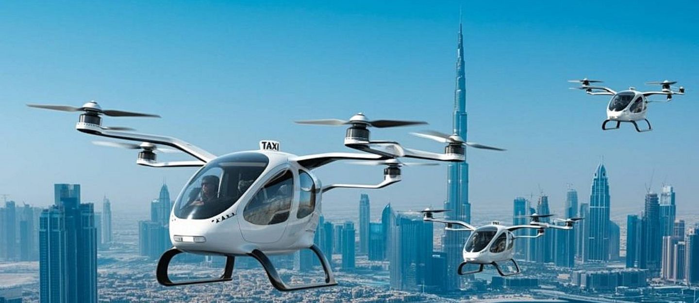 UAE mapping air corridors for taxis and drones