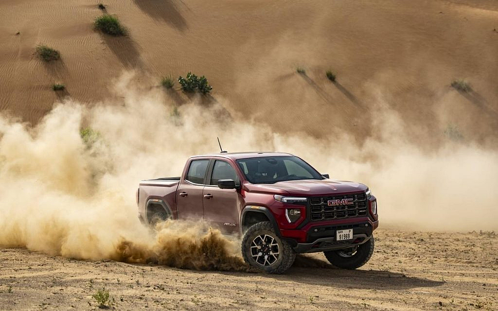 GMC Canyon AT4X GCC captured in action captured