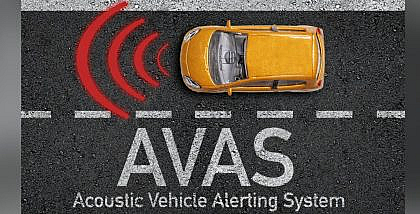 Acoustic Vehicle Alerting System AVAS for EV