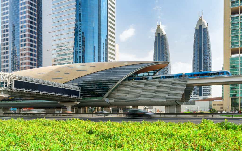 Dubai Metro station rebranding