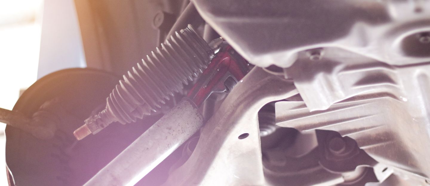 Rack and Pinion Steering System in car