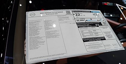 بطاقة كفاءة الطاقة للسيارات