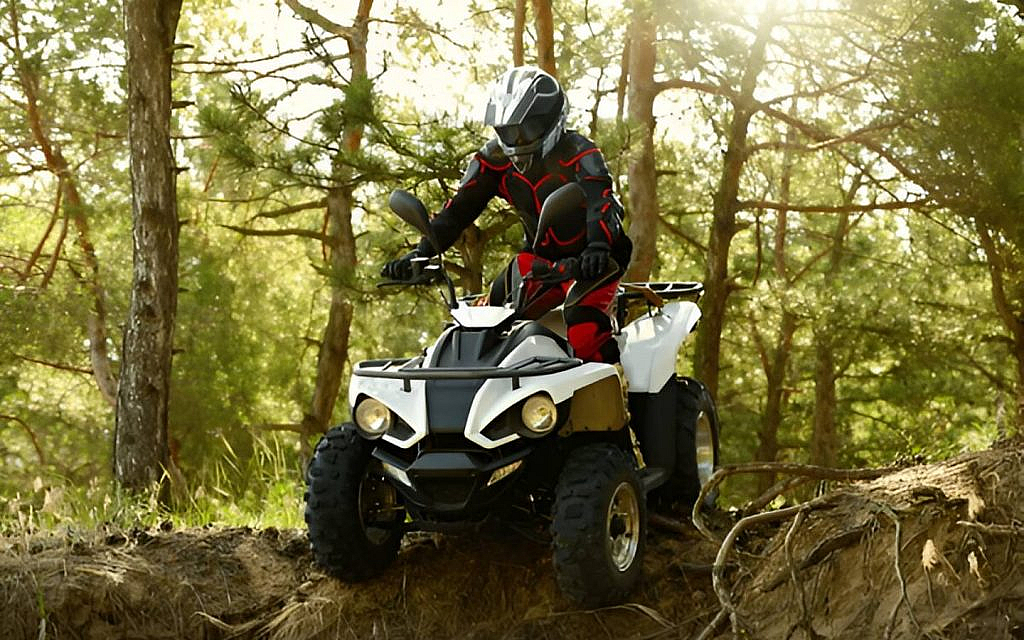 ATVs are a good choice when travelling solo
