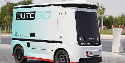 Abu Dhabi's first autonomous delivery vehicle