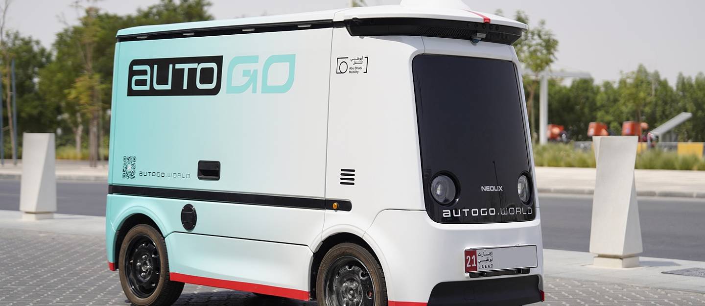 Abu Dhabi's first autonomous delivery vehicle