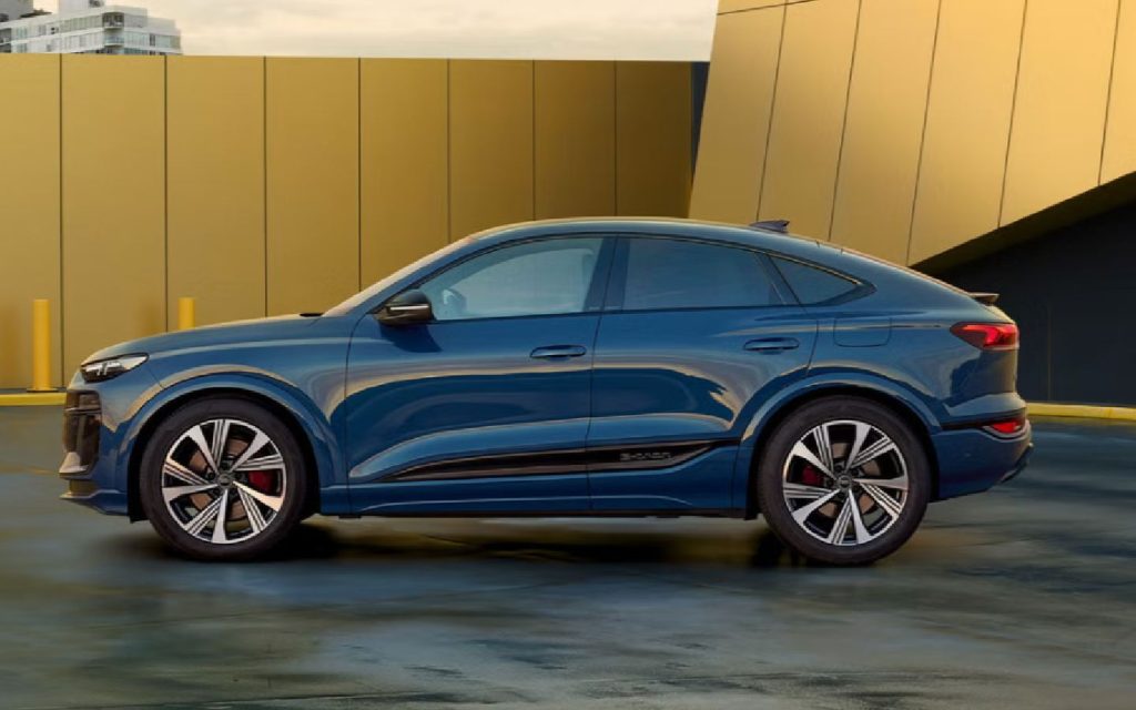 The SQ6 Sportback e-tron is part of the Audi electric vehicle range in the UAE
