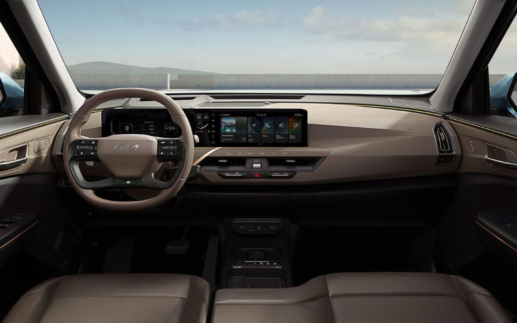 سيارة كيا EV5 إصدار 2025 من الداخل