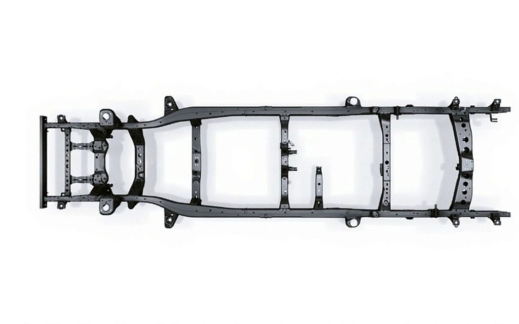 Structure of a ladder chassis