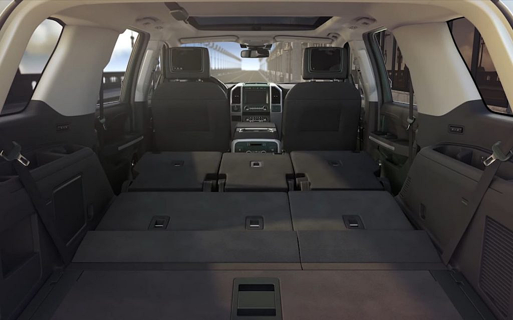 Powerfold convenience seating Ford