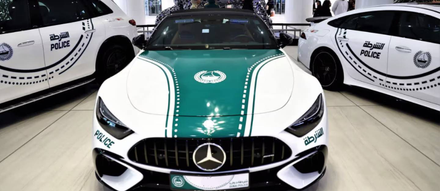 Dubai Police luxury patrol fleet