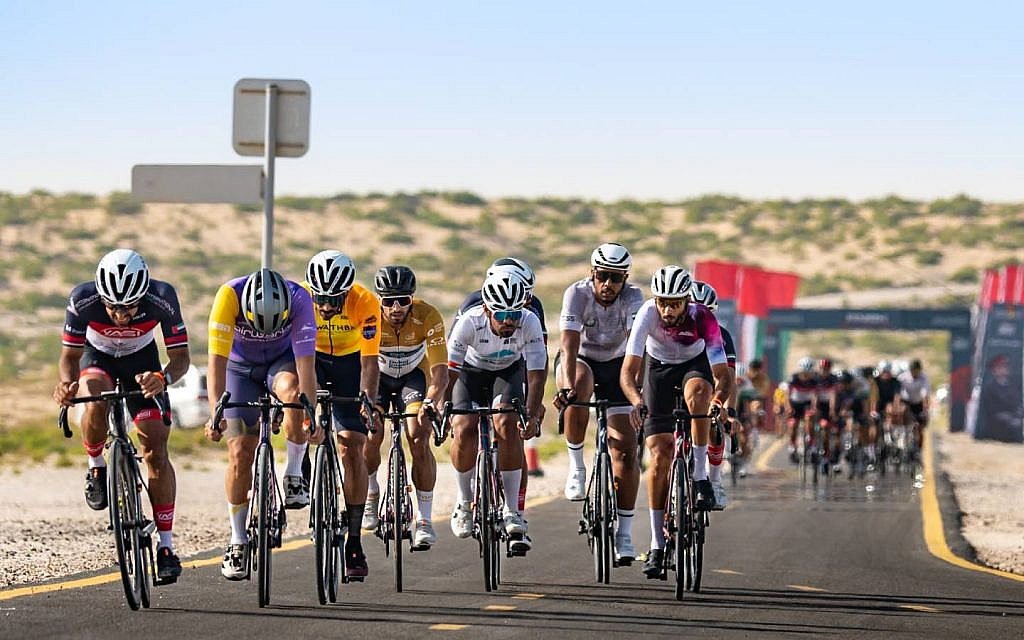 Al Salam championship in Dubai is a grand cycling event in the Middle East