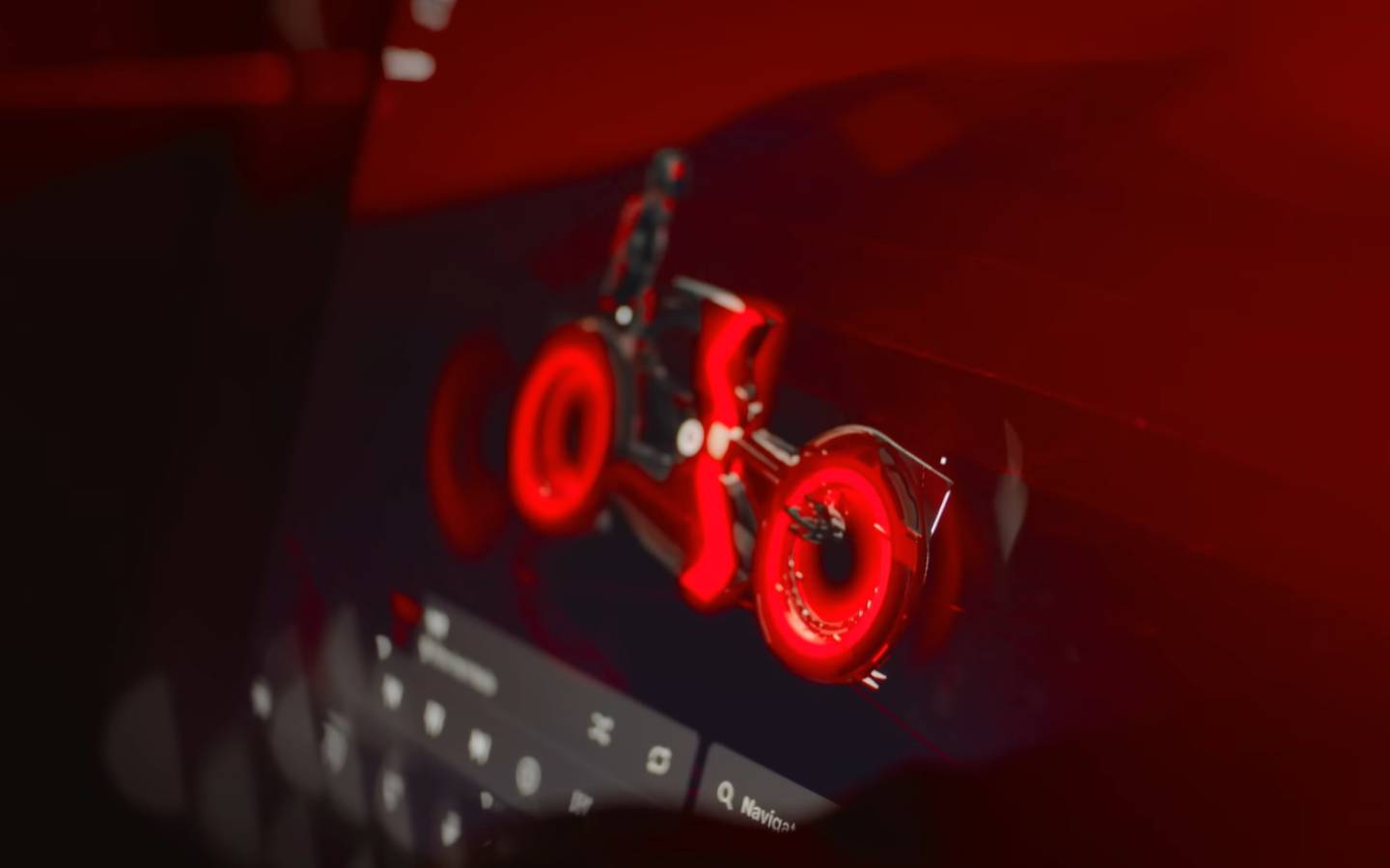 وضع ترون في سيارة تسلا