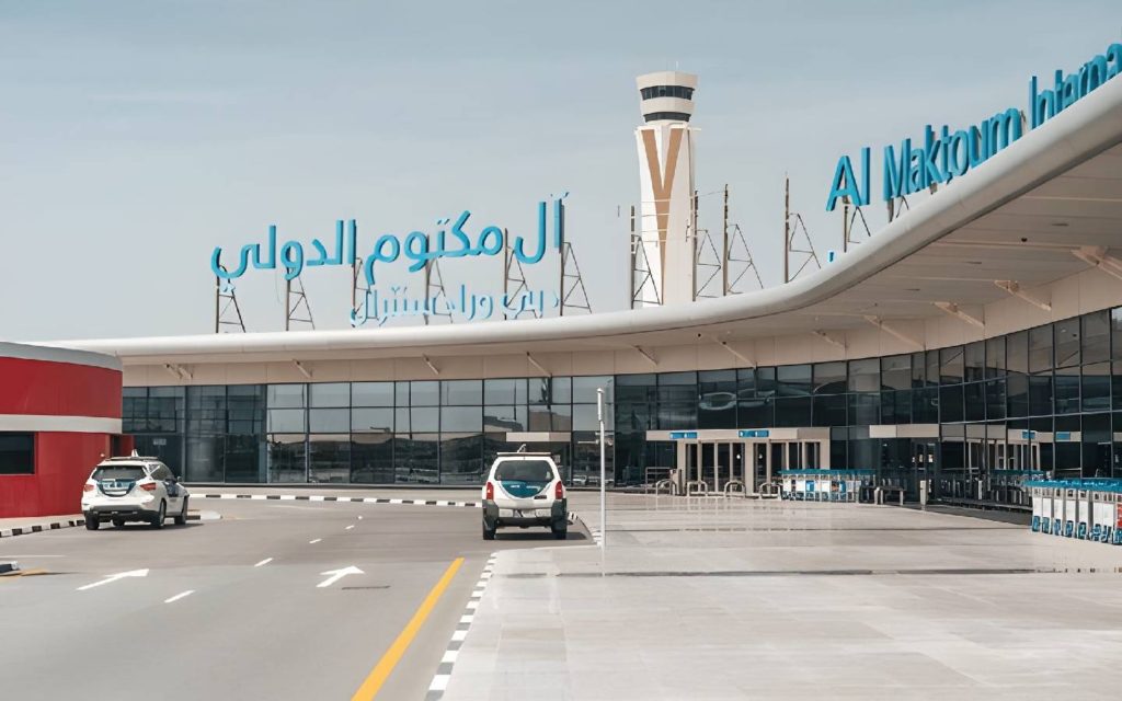 Al Maktoum International Airport public transportation also include car rental services