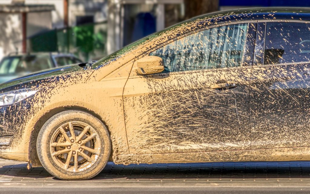 apart from engine, dust storm damage to cars is also on the exterior