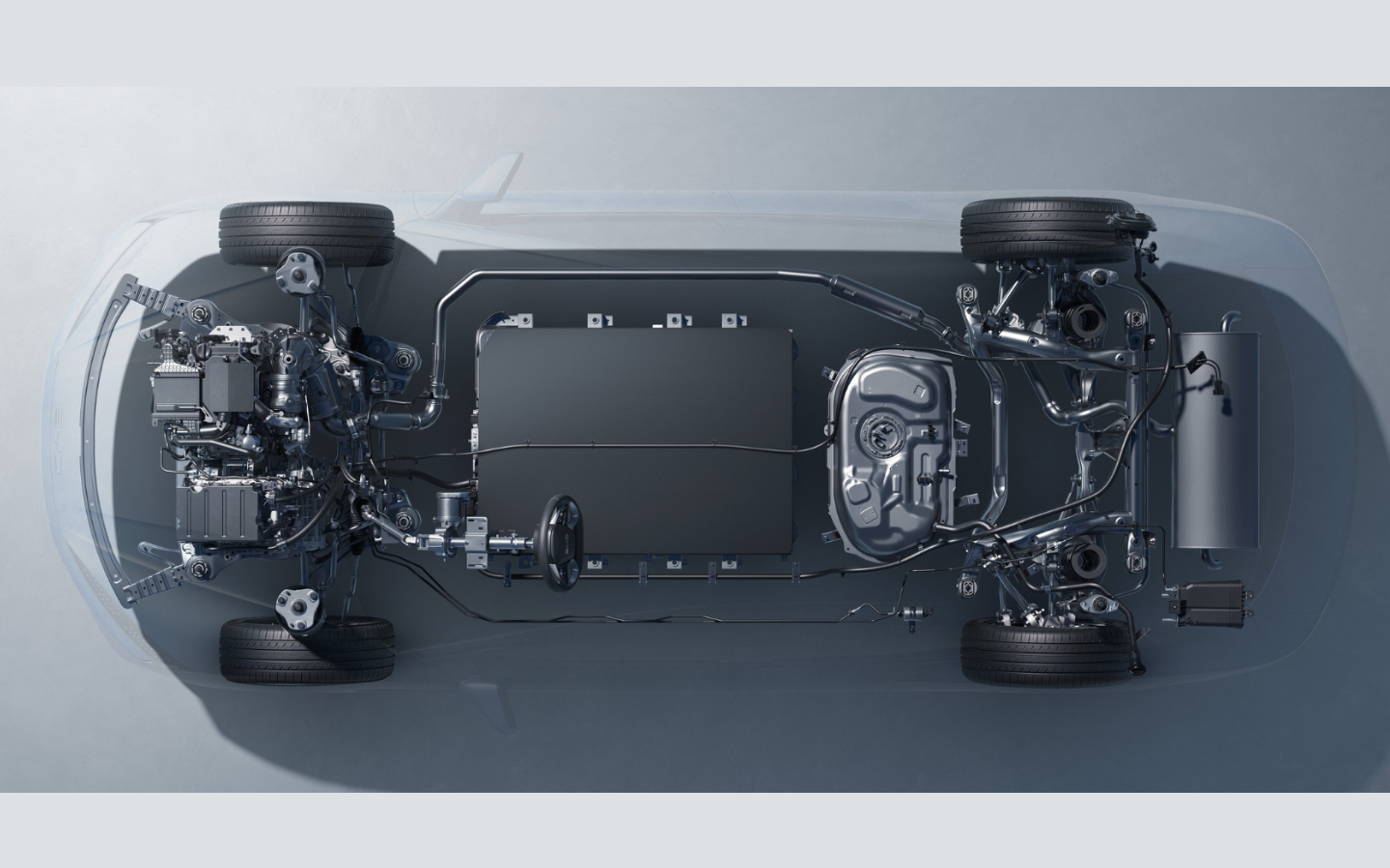 النظام الهجين القابل للشحن في سيارة بي واي دي سيل 7 إصدار 2026