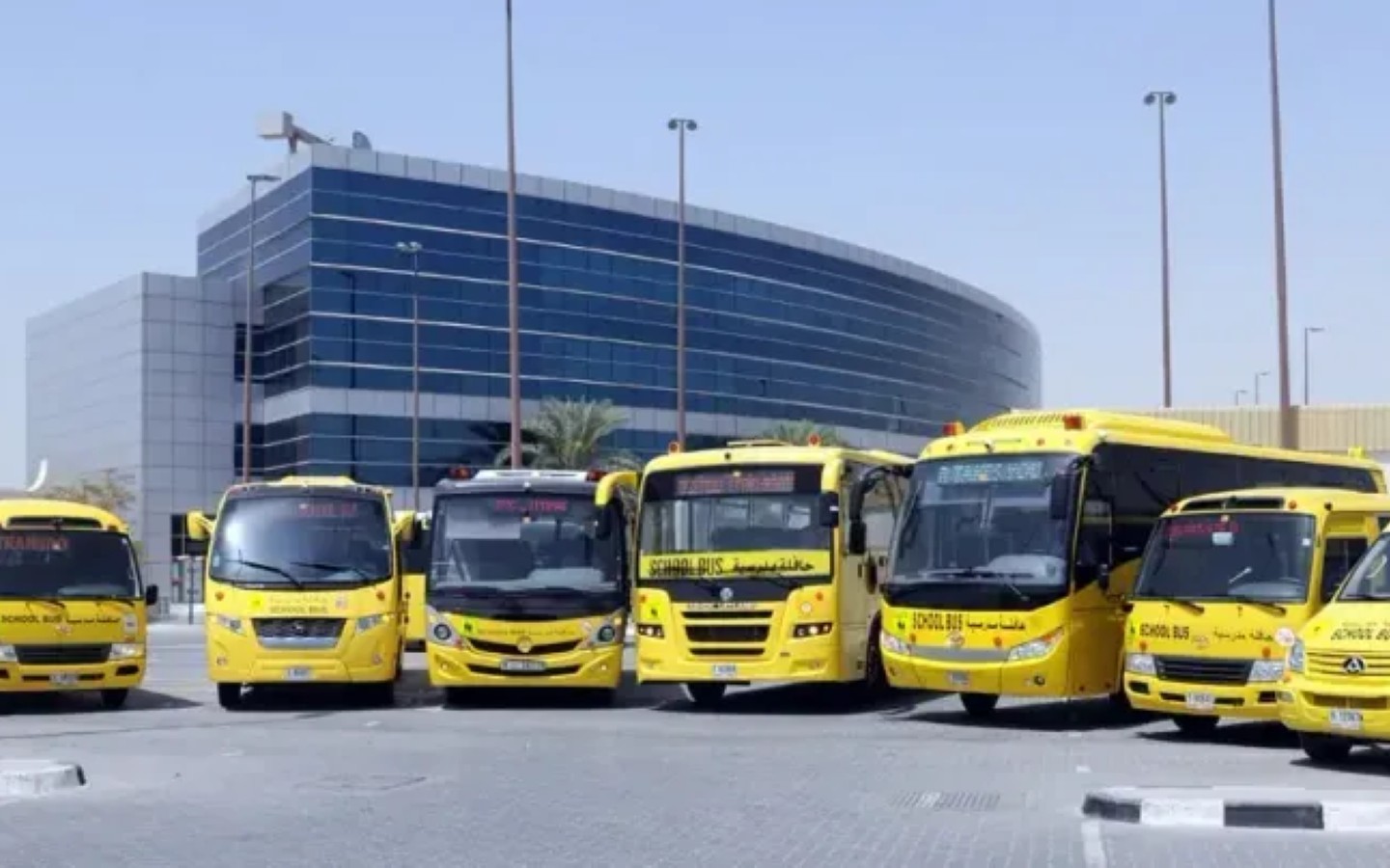 حافلات مدرسية متنوعة