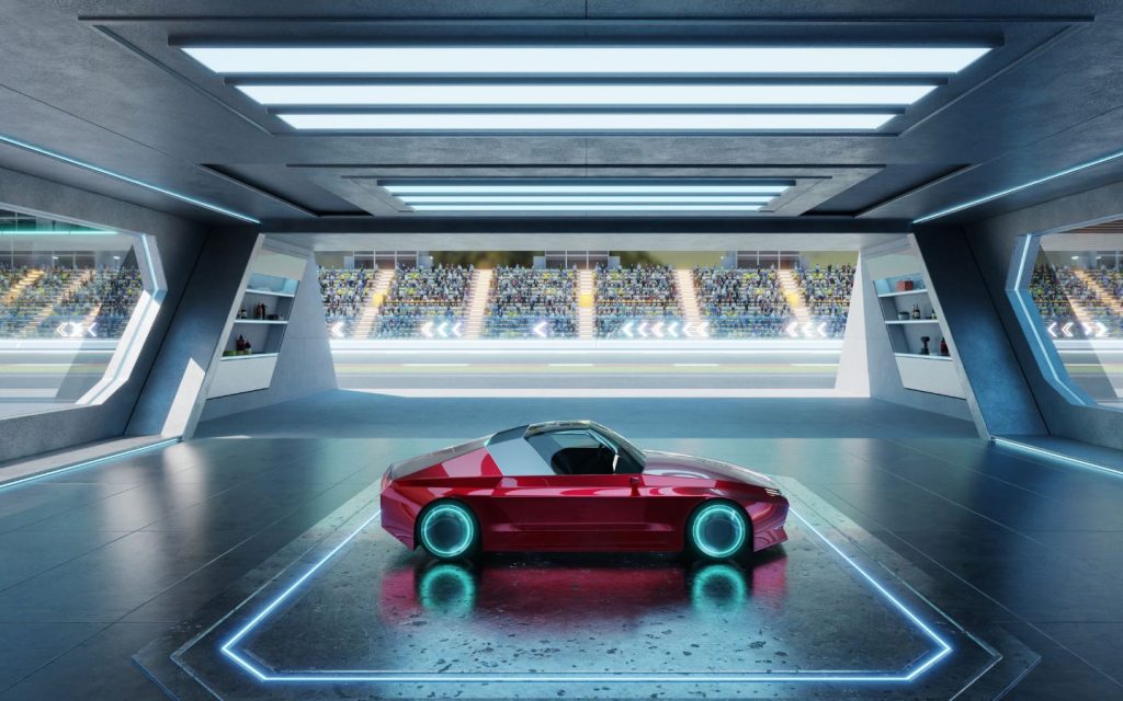 how Car virtual track simulation works 