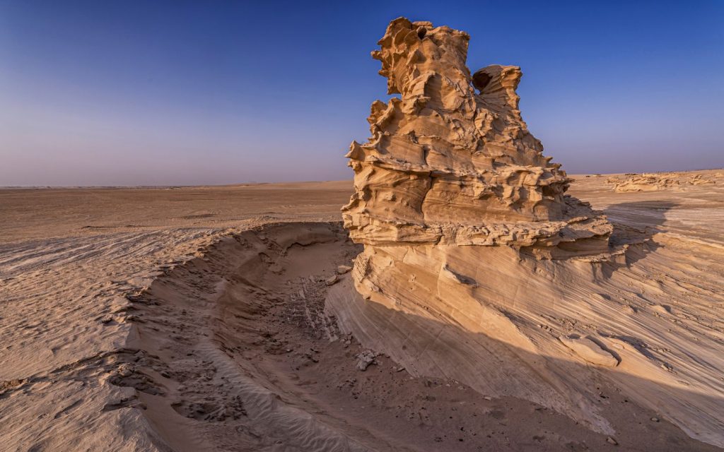 Fossil rock is one of the best dirt bike trails in the uae