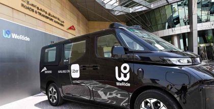 autonomous robotaxi service in Dubai