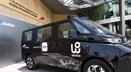 autonomous robotaxi service in Dubai