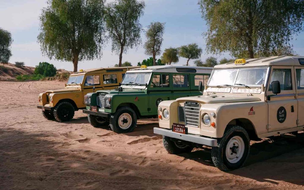 Classic Taxi Service in Ras Al Khaimah includes traditional vehicles