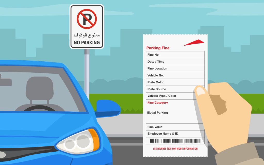 In the UAE, rental car fines are sent to the rental company, not directly to the driver