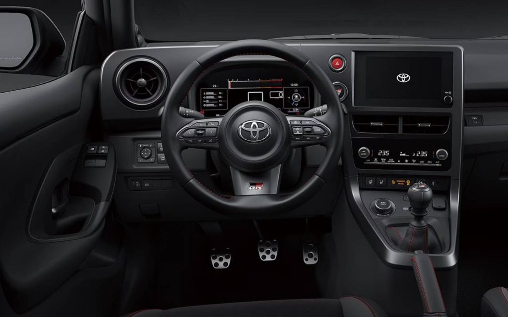 Manual vs automatic GR Yaris have the same interior specs