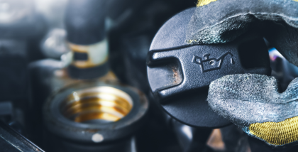 Smoke coming out of the oil cap