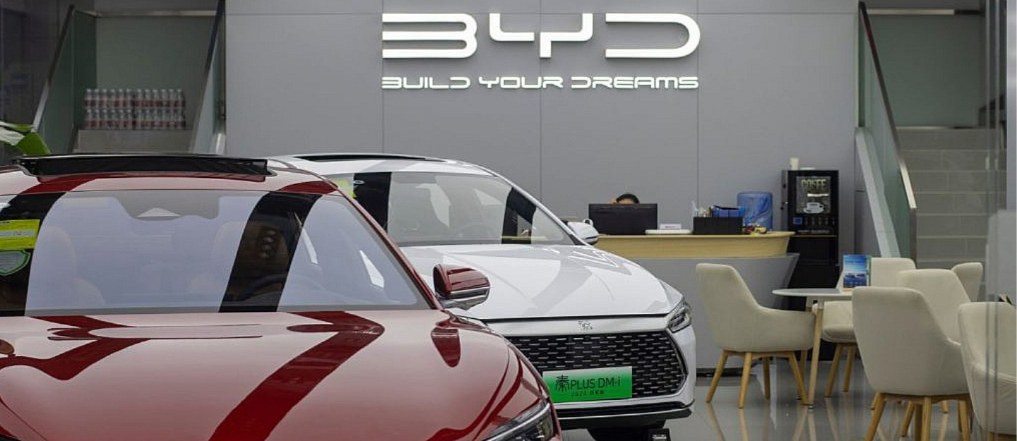 BYD showrooms in the UAE