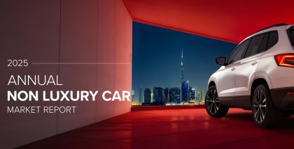 report for used non-luxury cars in the uae 2025
