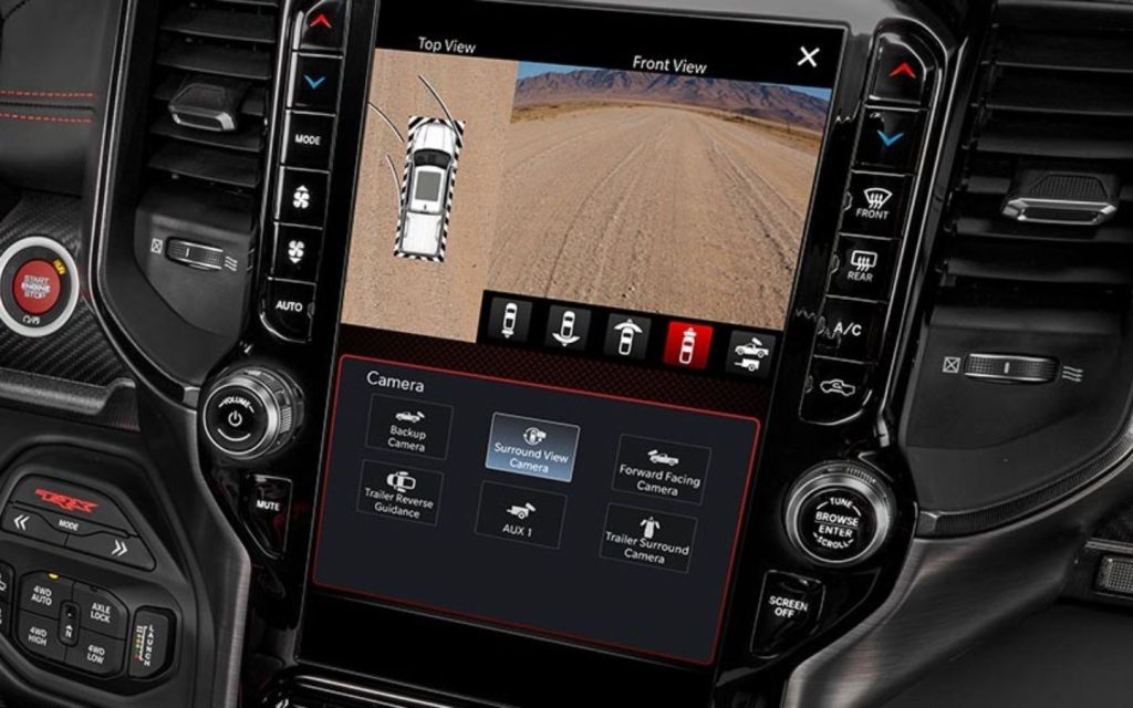 Ram truck towing assist features reduce driver workload during reversing