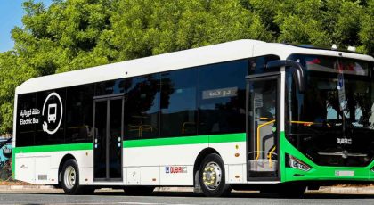 RTA low-carbon emission buses in Dubai