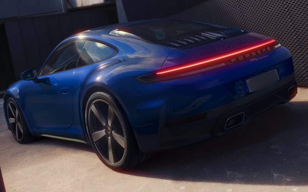 The Porsche 911 features a timeless, elegant design.