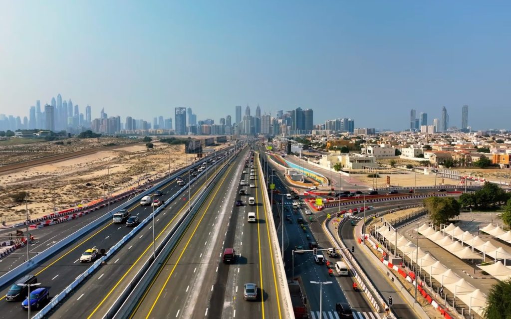 Dubai’s road and bridge projects aim to ease traffic and shorten travel times.