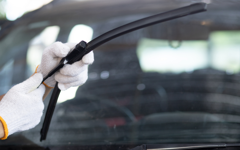 wiper blades are among car parts damaged by high temperatures