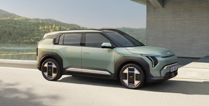 سيارة كيا EV3 إصدار 2026 من الخارج