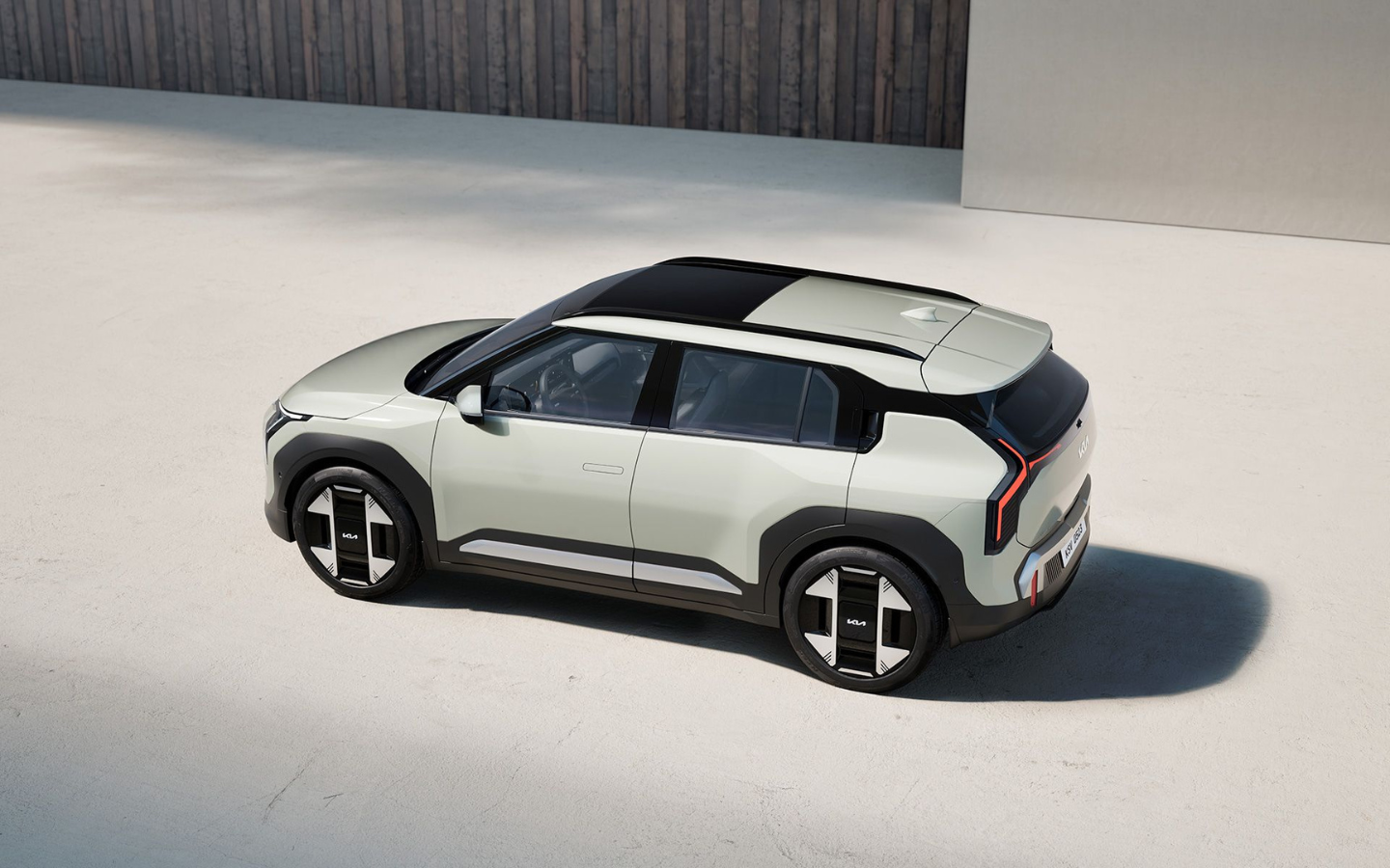 سيارة كيا EV3 2026  من الخارج