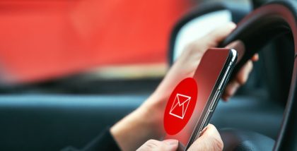 UAE emergency alert while driving