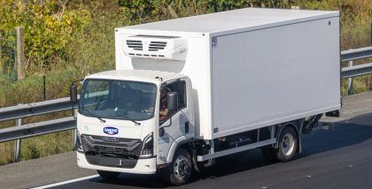 a truck on the mainroad