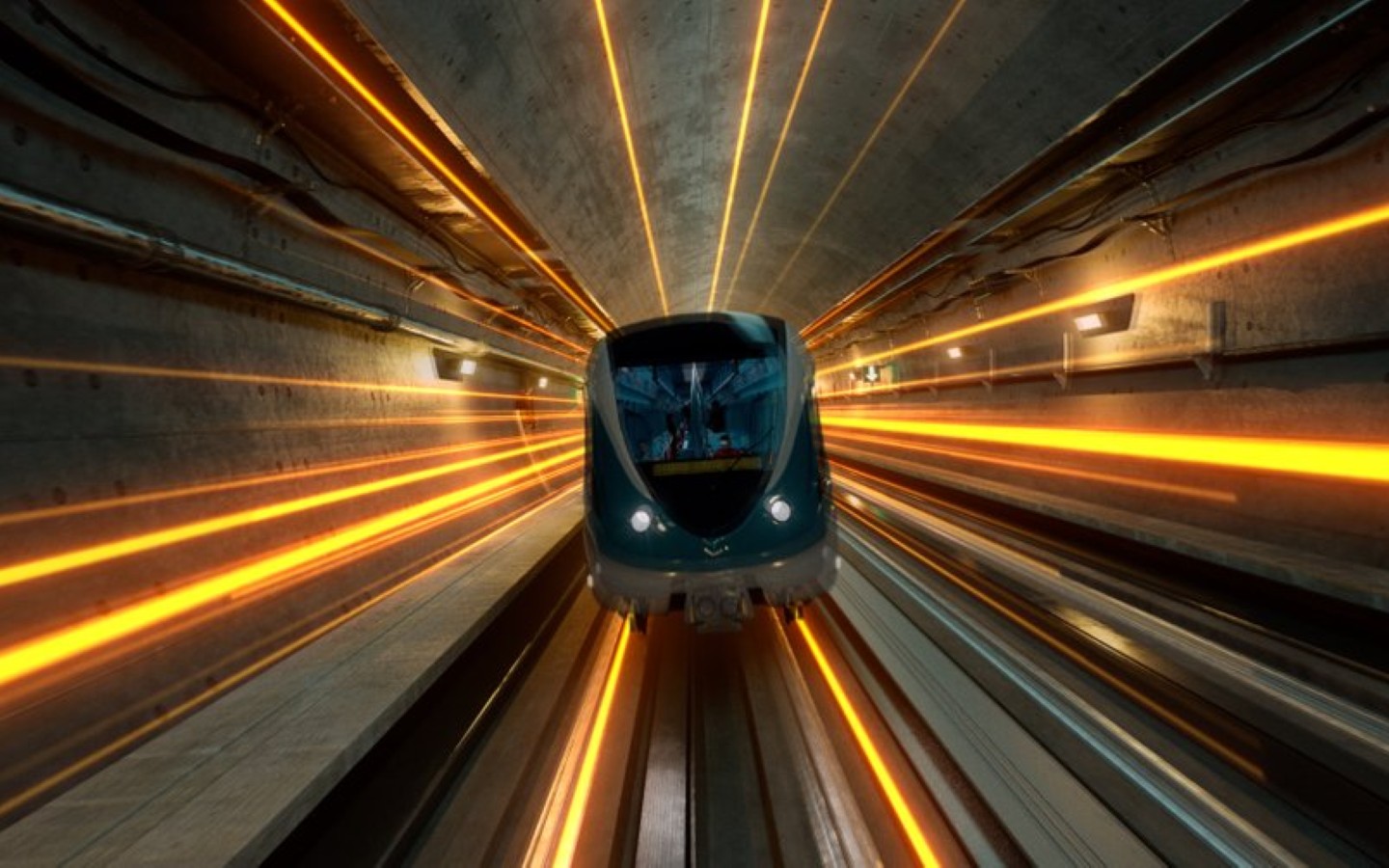 الخط الذهبي مترو دبي