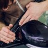 a person is checking Electric mirror problems in cars